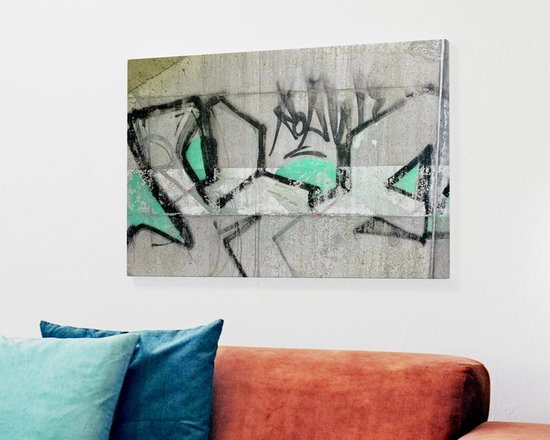 WALL ART - SCHILDERIJ GRAFFITI - MODERN DESIGN - JAMES BRANDO