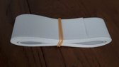 band elastiek 3 cm breed - 1,5 m - wit - zachte kwaliteit bandelastiek voor kleding