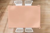 Tafelkleed - Tafellaken - 220x150 cm - Abrikoos - Roze - Pastel - Effen - Kleur - Binnen en Buiten