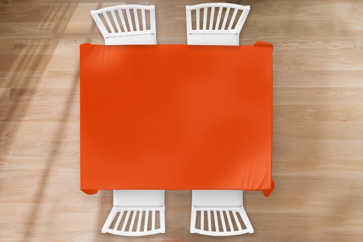 Tafelkleed - Tafellaken - 170x130 cm - Sienna - Aarde - Kleuren - Effen - Binnen en Buiten