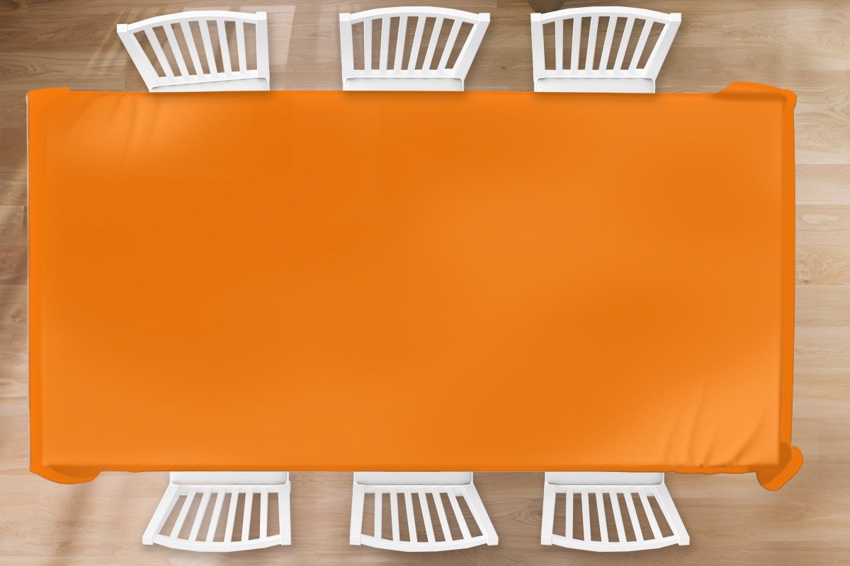 Tafelkleed - Tafellaken - 300x150 cm - Oranje - Seizoenen - Herfst - Kleur - Binnen en Buiten
