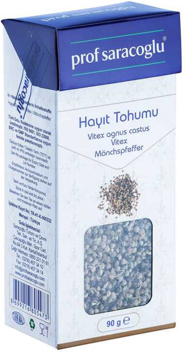 Goedkoopste Prof Saracoglu Monnikspeper (Vitex agnus-castus