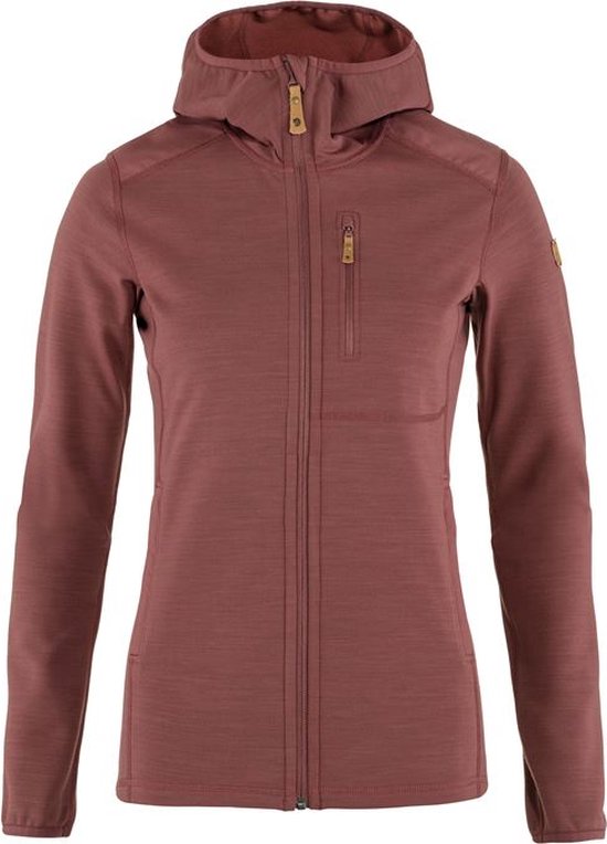 Fjällräven Keb Fleece Hoodie - Fleecevest - Dames Mesa Purple L