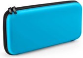 Case geschikt voor Nintendo Switch - Premium opberghoes met extra veel opbergvakken - Tasje / Opberg Case / Cover / Skin / Hoes / Blauw