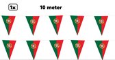 Vlaggenlijn Portugal 10 meter - Landen EK WK Portugees festival thema feest fun