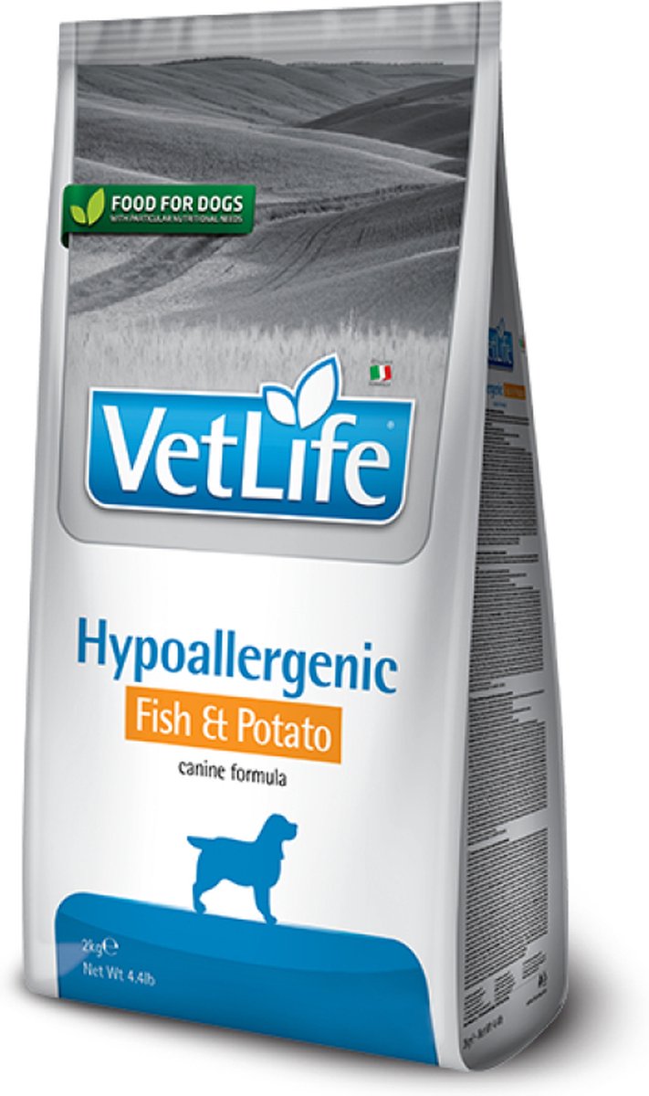 farmina Farmina VetLife Hypoallergenic Vis & Aardappel - Hondenvoer - 2 kg