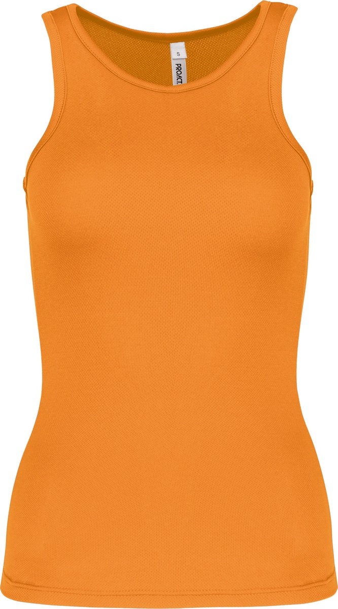 Damessporttop overhemd 'Proact' Oranje - M