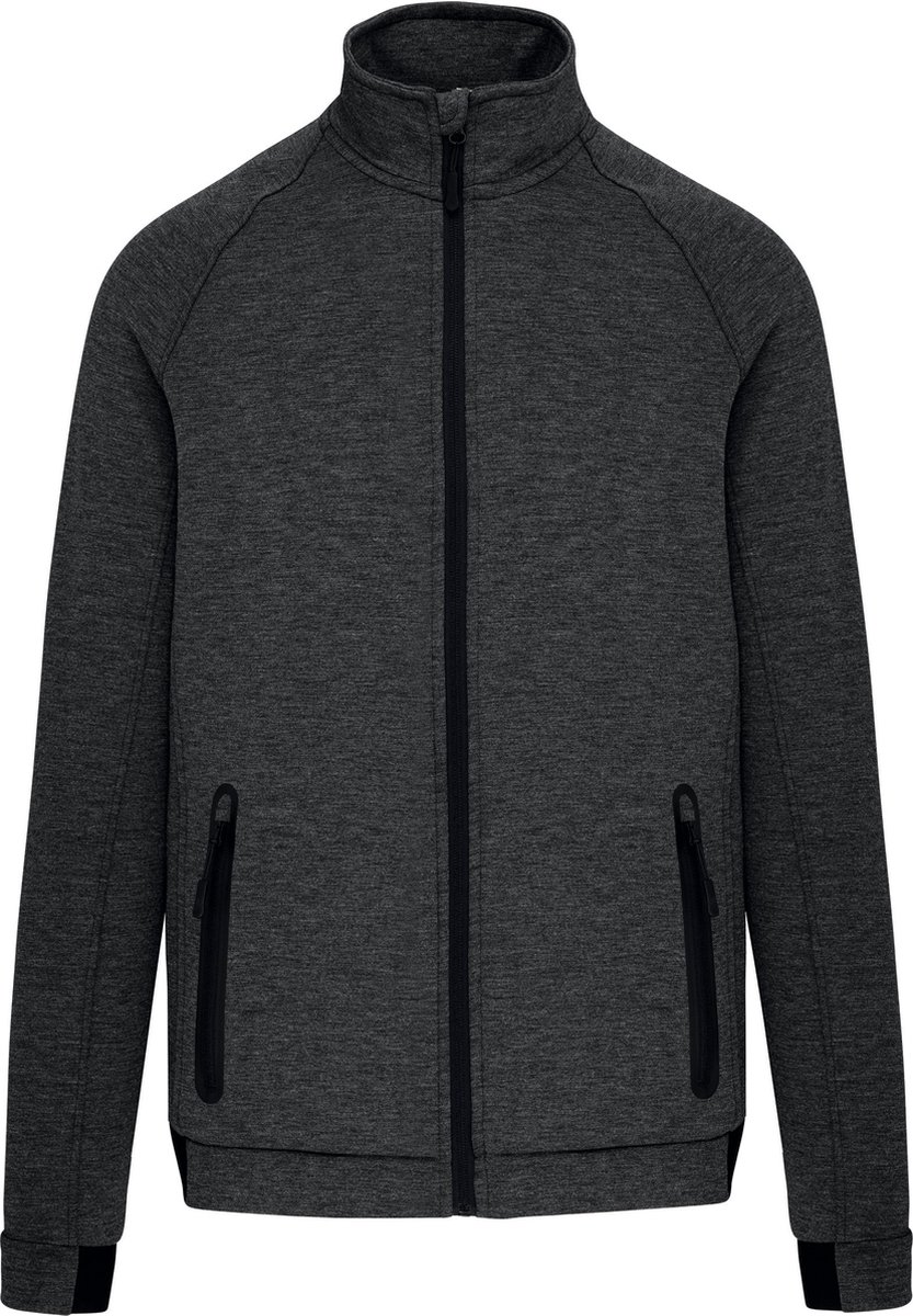 Outdoorjas met opstaande kraag ‘Proact’ Deep Heather Grijs