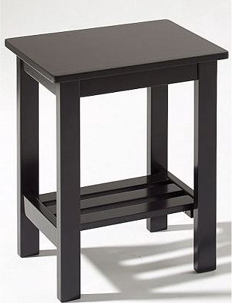 Notio Living Trend-Nachtkastje - Zwart MDF