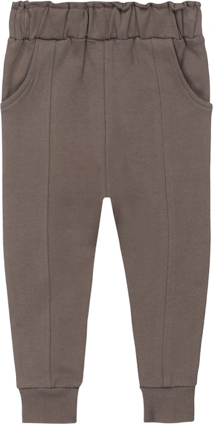 Dirkje - Meisjes broek - Grey brown - Maat 62