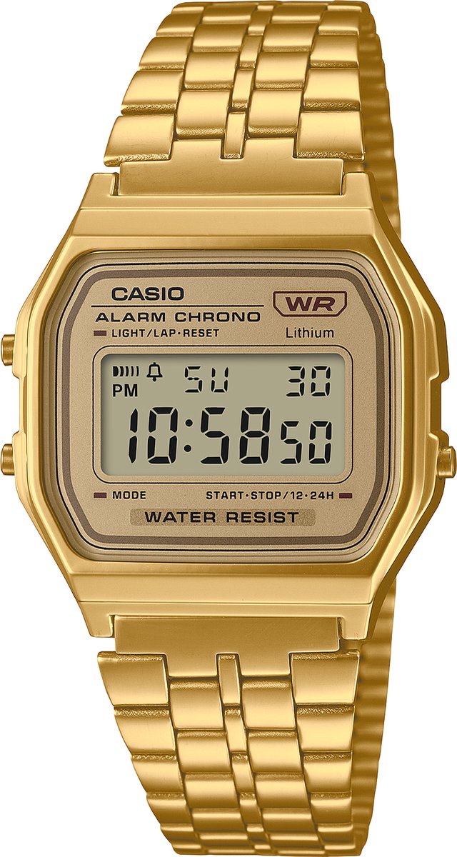 Vintage horloge CASIO Multifunctioneel Goud bol