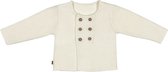 Frogs and Dogs-Flower Power Knitted Vest-Off White - Maat 50/56