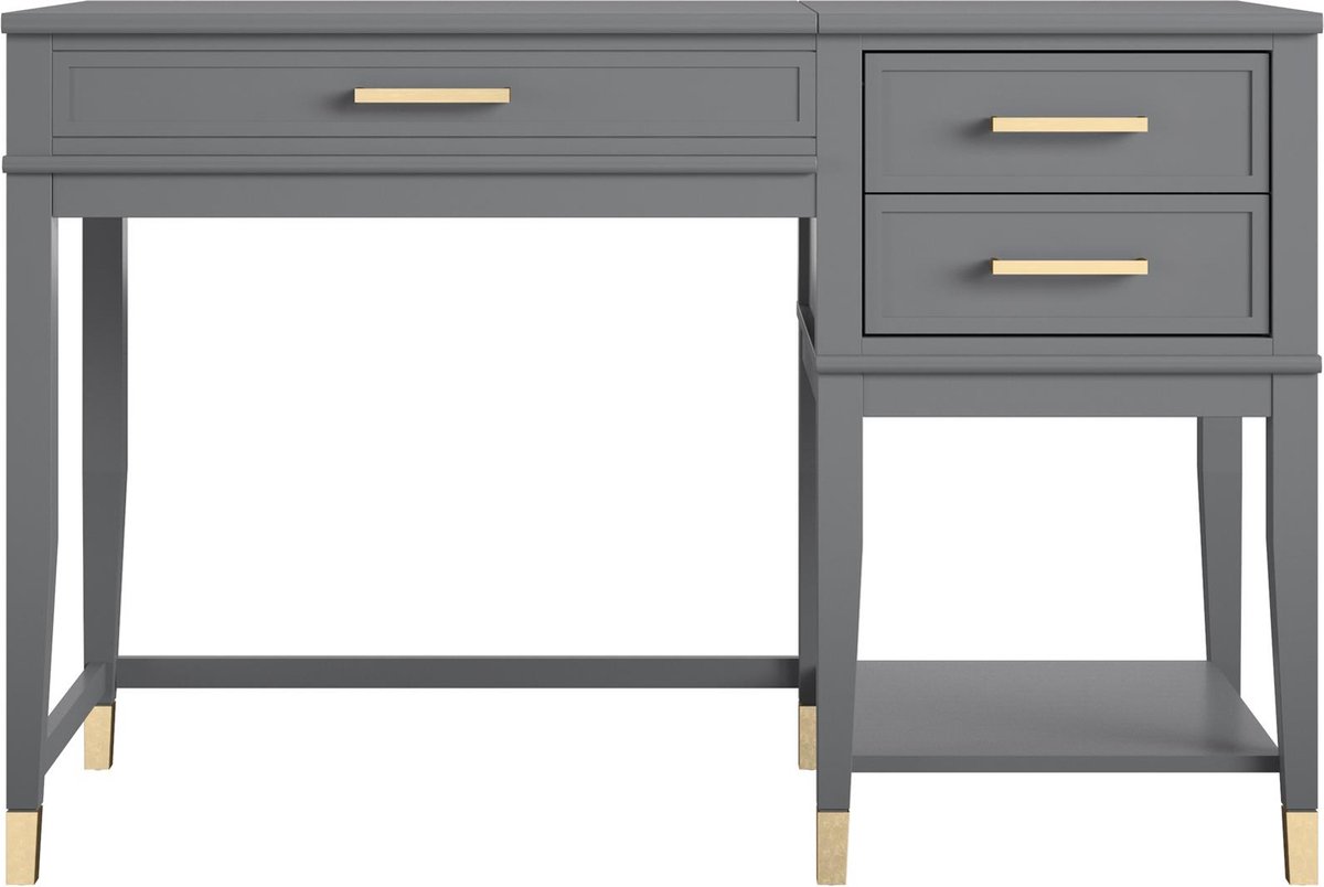 Westerleigh-Bureau met Liftblad - Grafiet MDF
