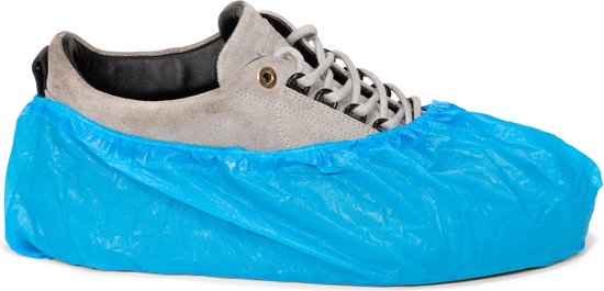 Nesto's® Stevige Schoenhoesjes - Schoenovertrek - Overschoenen - Wegwerp - Waterdicht - Blauw - 10 Stuks