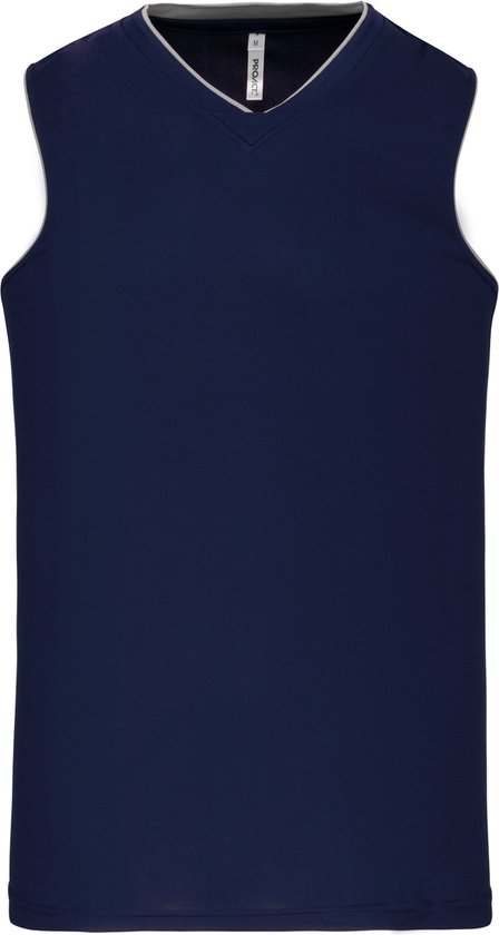 Herenbasketbalshirt met korte mouwen 'Proact' Navy - 4XL