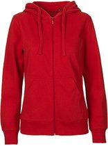 Bol.com Fairtrade Ladies Zip Hoodie met capuchon Red - L aanbieding