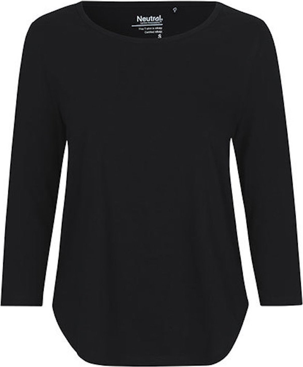 Neutral Ladies´ Three Quarter Sleeve T-Shirt NE81006 - Black - XS