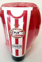 PSV broodtrommel met douchegel - Voetbalcadeau 2 in 1 = verpakkingsvoordeel - Voetbal Eindhoven