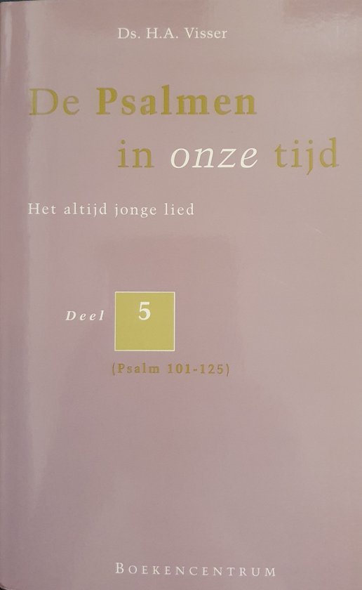 9789023917366 - PSALMEN IN ONZE TIJD, DE dl.5