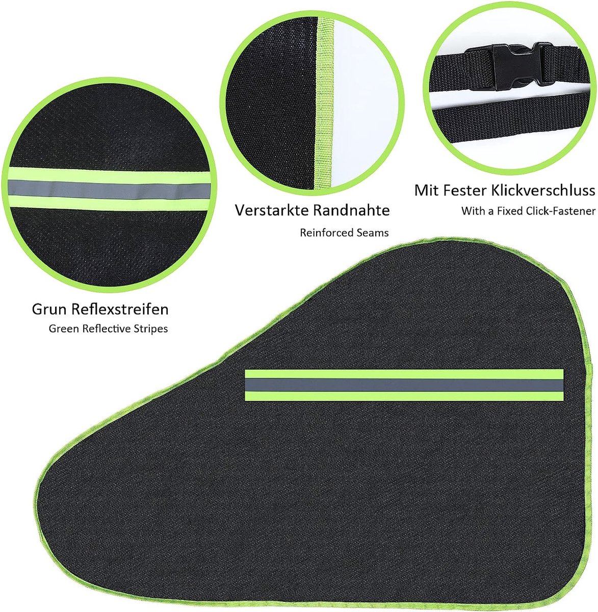 your GEAR Caravan Bugbeschermingszeil Thermo 165x160 cm - Caravan beschermhoes voorzijde met bies - thermische mat buiten winterbestendig en waterdicht - caravan afdekking bugvenster & gasbak