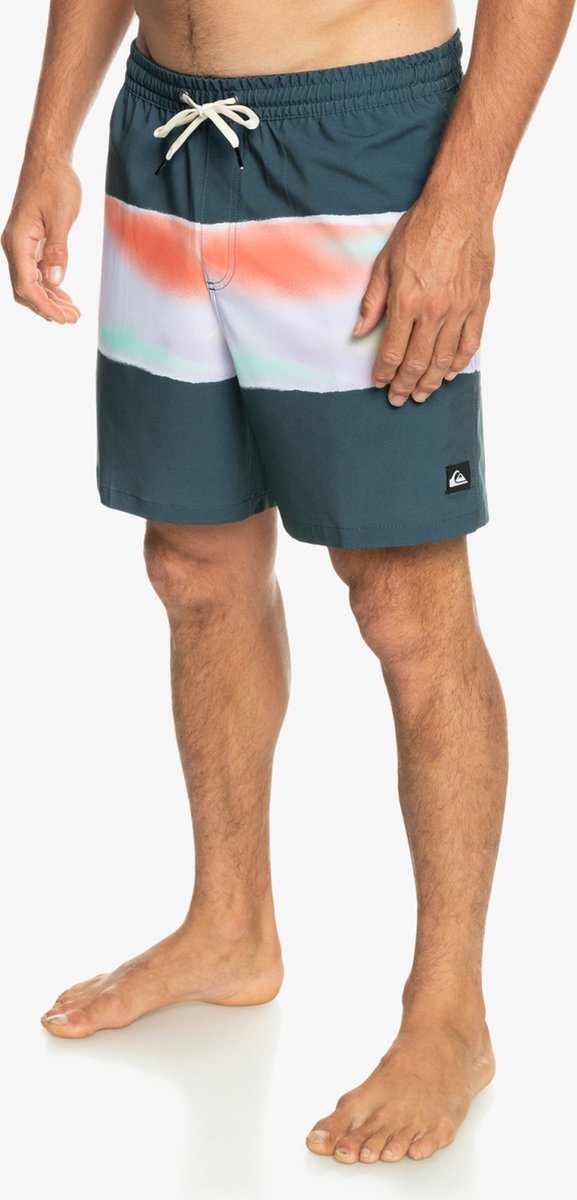Quiksilver SURFSILK AIR-BRUSH VOLLEY 17NB Heren boardshort Blauw