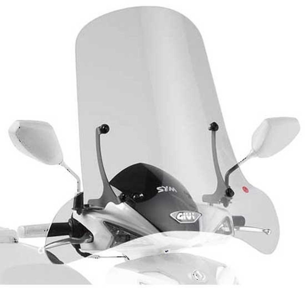 Givi 297a Sym Symphony Sr 50/125/151 Voorruit Zwart