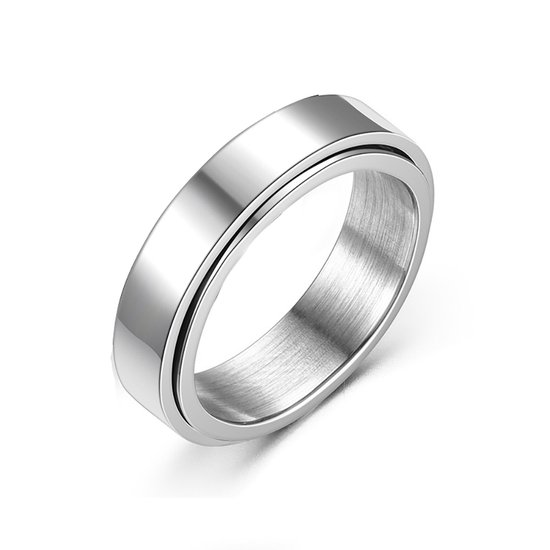 Fidget ring zilver - Anti-stress - Anti-angst - Ascella