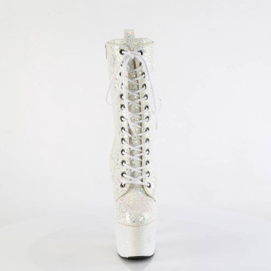 Pleaser - ADORE-1040-IG Platform Bottes femmes, Chaussures de pole dance - US 10 - 40 Chaussures - Wit/ Multicolore