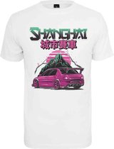 Mister Tee - Shanghai Racing Heren T-shirt - S - Wit