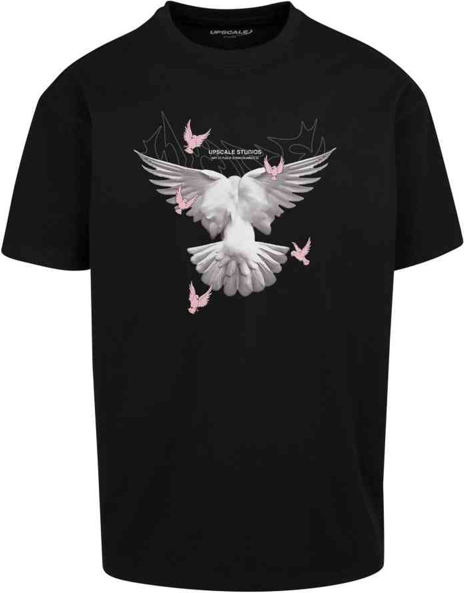 Mister Tee Doves Oversize Heren T-shirt M Zwart