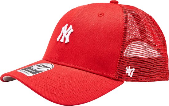 47 Brand New York Yankees MVP Cap B-BRNMS17CTP-RD, Mannen, Rood, Pet, maat: One size