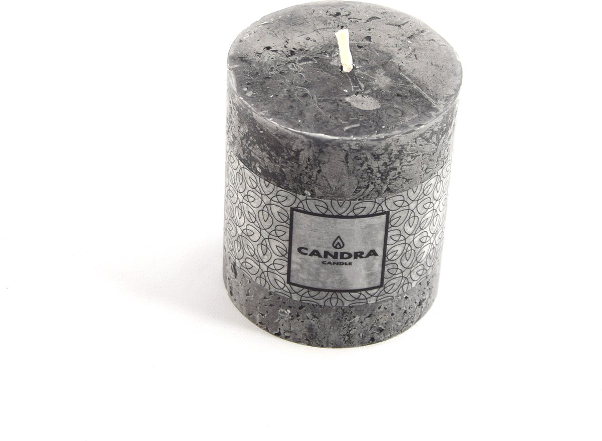 Geurloze Antraciet Kaars van 30 Branduren (8 x 7 cm)