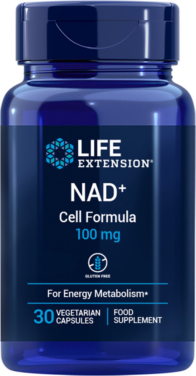Goedkoopste Life Extension NAD Cell Formula | 30 vegan capsules | 100 mg per capsule