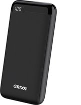 Grixx Powerbank 20000 mAh Power Delivery met USB-A & USB-C | Power bank 20.000 mAh | Oplader