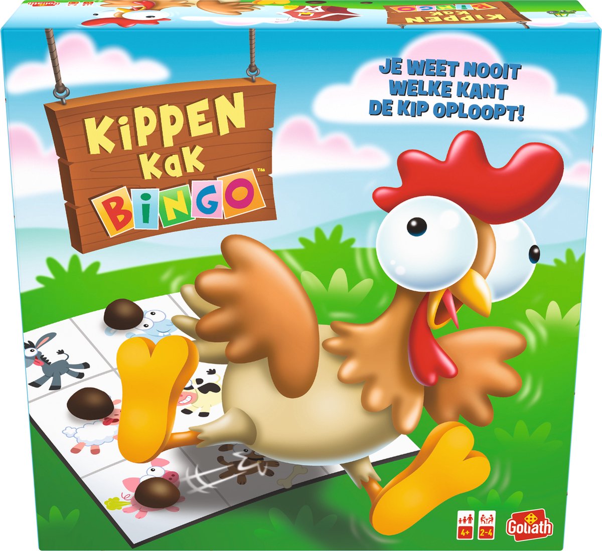 Goliath Kippenkak Bingo - Actiespel - Kinderspel