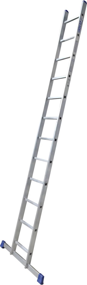 ALX enkele ladder - 8 treden - 300cm werkhoogte - Aluminium