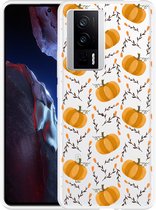 Cazy Hoesje geschikt voor Poco F5 Pro Pumpkins