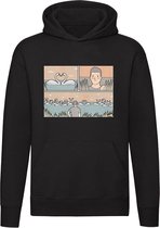 Nobody loves you Hoodie - zwaan - zwanen - single - vrijgezel - liefde - humor - grappig - trui - sweater - capuchon