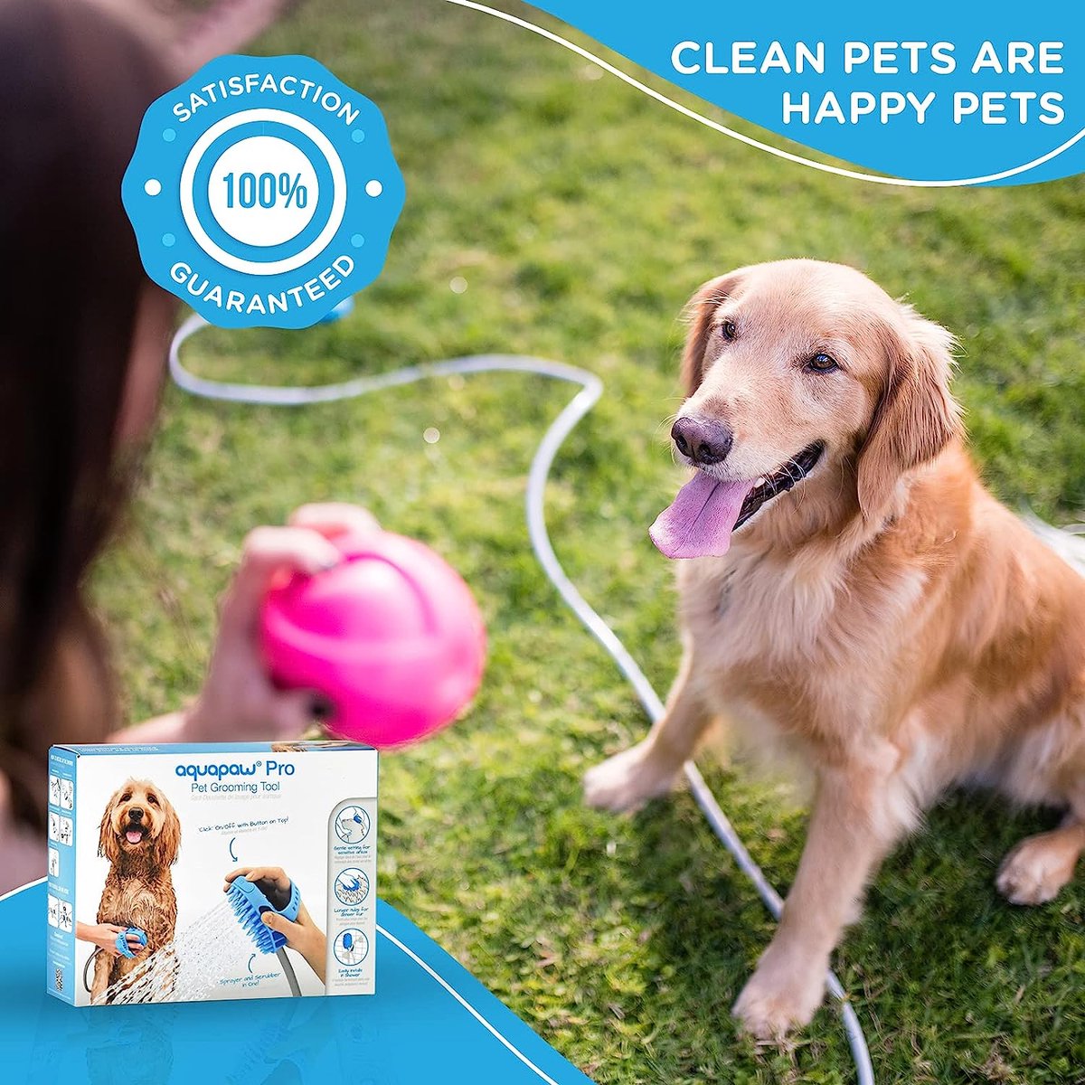 Aquapaw pet bathing deals tool