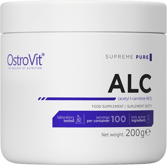 OstroVit - Acetyl L-Carnitine ALC - Powder 200g - 100% product 1 Ingredint -... | bol OstroVit - Acetyl L-Carnitine ALC - Powder 200g - 100% product 1 Ingredint -... | bol
