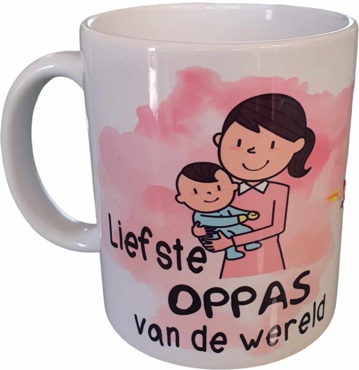 Bedrukte beker liefste oppas van de wereld - Verjaardag - geschenk - afscheid - kinderen