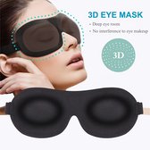Luxe 3D oogmasker - 100% Verduisterend - Traagschuim - Zijde slaapmasker
