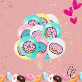 Ballonnen - donuts - feest - versiering - partijtje - kinderfeestje