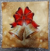 Kussenhoes - Decoratieve kussenhoes 45x45 cm - Kerstkussen - Zachte stof - kerst 12