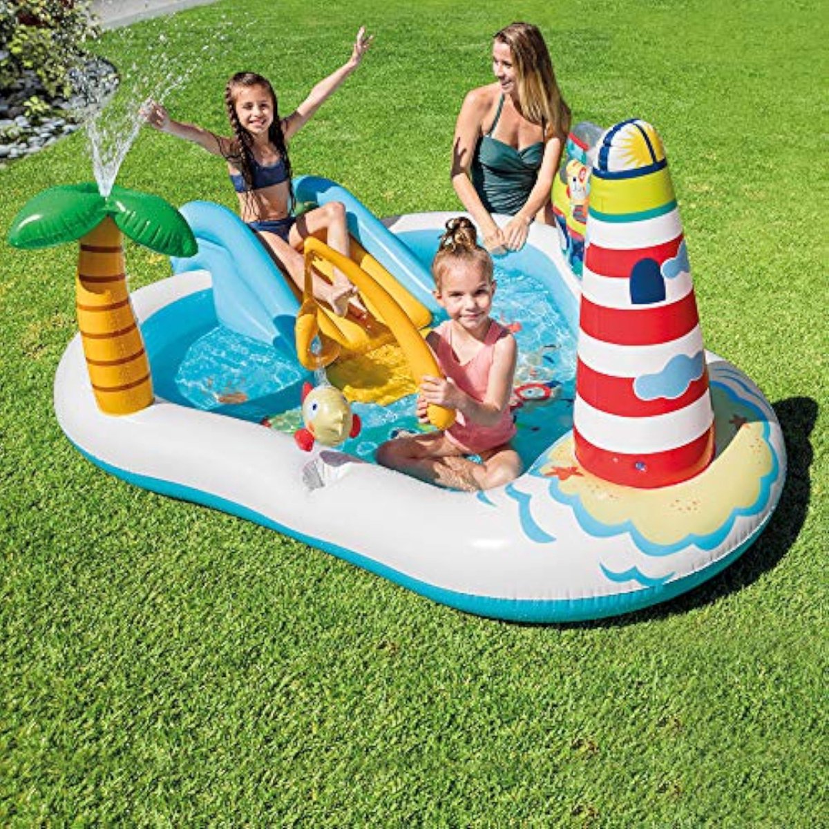 Speelbad - Opblaasbaar Zwembad voor Kinderen - Speeltuin - Zwembad – foto 4