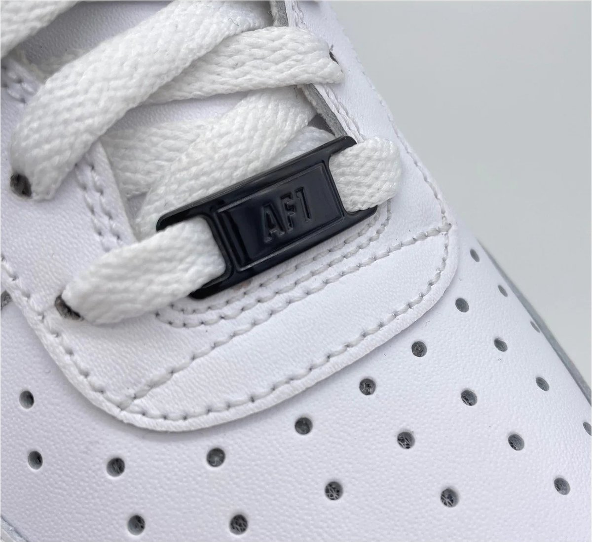 AF1 Sneaker tags Zwart | Metaal | Schoenaccessoires - Schoenveters