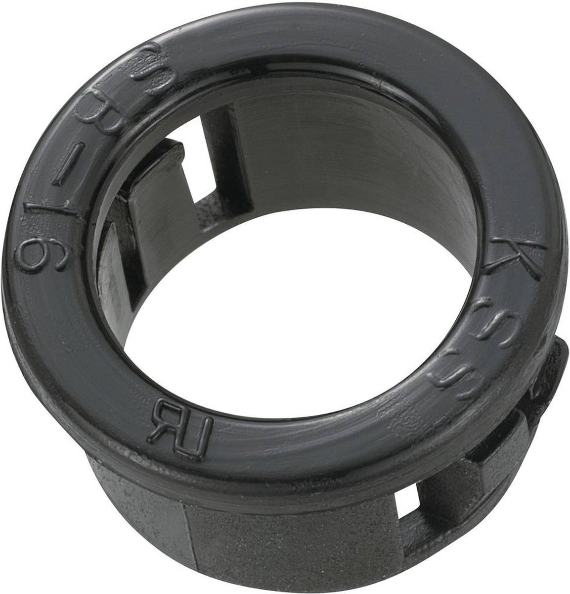TRU COMPONENTS TC-SBR16203 Kabeldoorvoering Montagegat: 15.9 mm Klem-Ø (max.): 12.7 mm Plaatdikte (max.): 3.2 mm Polyamide Zwart 100 stuk(s)