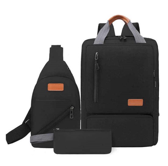 rugzak backpack drie (3) sets reistassen , studententas , laptoptassen , computertas voor mannen, vrouwen en kinderen