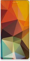 Smartphone Hoesje OPPO Reno8 T 5G Leuk Book Case Polygon Color