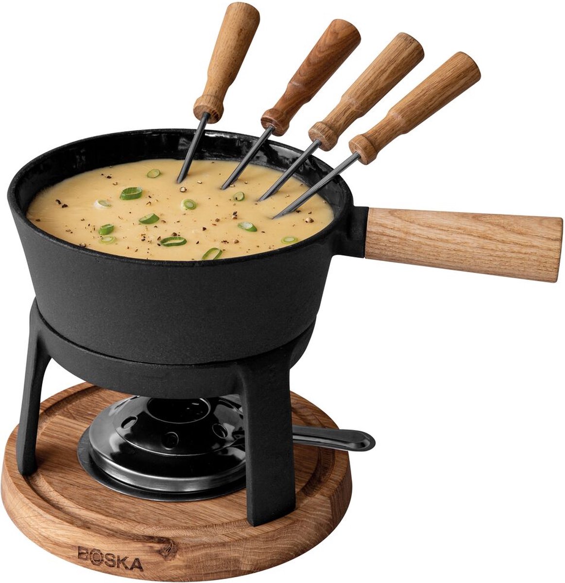 Boska Fondueset Pro - Kaas fondue - voor Iedere Kookplaat - 1,2 L - Boska